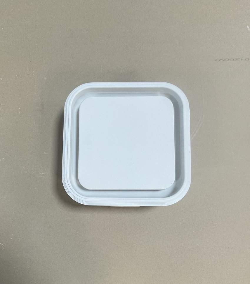 Диффузор под покраску скрытого монтажа SECRET SOFT FRAME 125/150 с приточно-вытяжным вентилятором